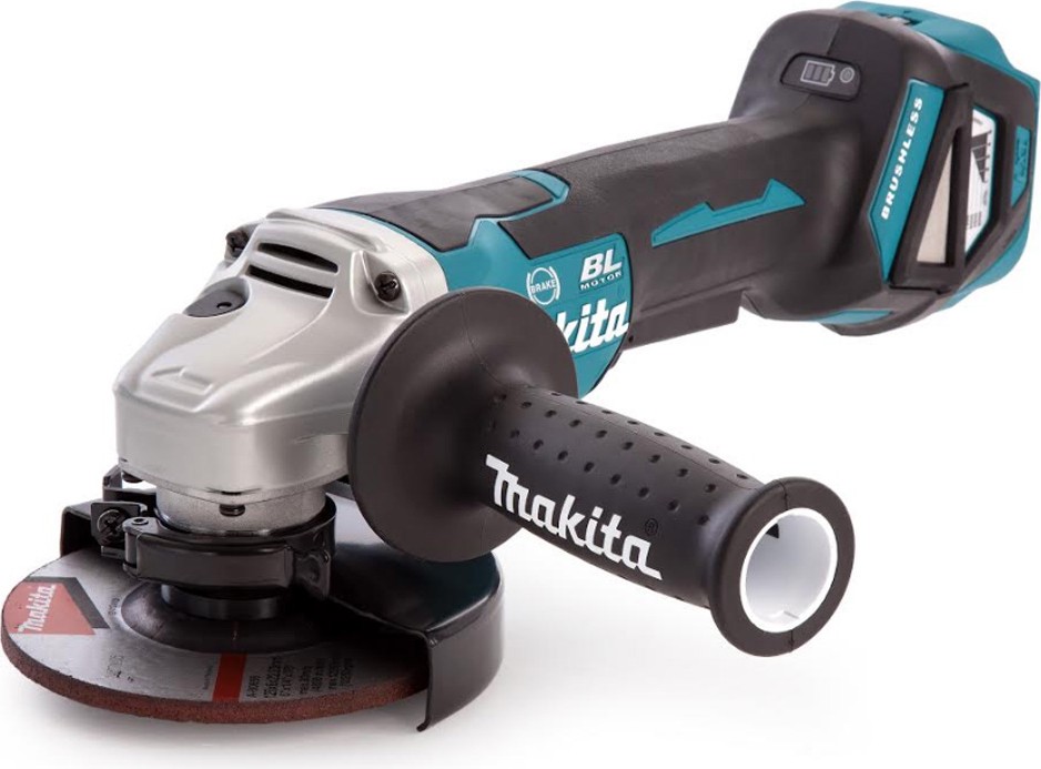 Аккумуляторная болгарка (УШМ) Makita DGA505RF (125мм, 18В, 1*АКБ 3А·ч)