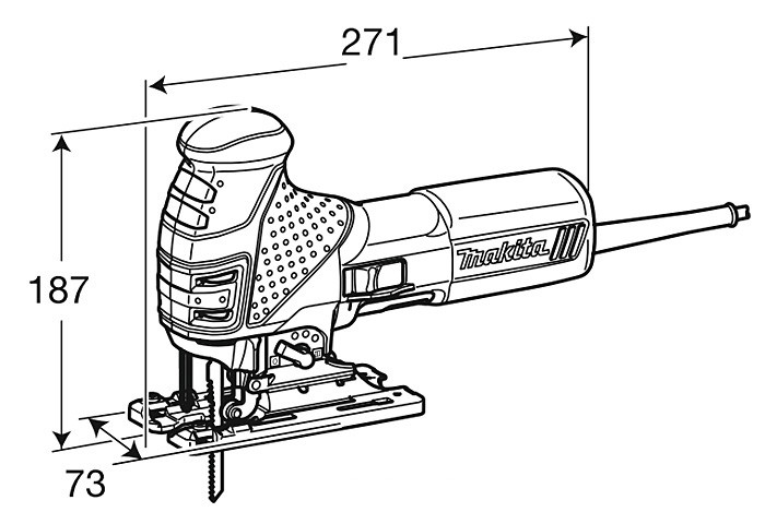 Электрический лобзик Makita 4351 FCTJ (4351FCTJ)