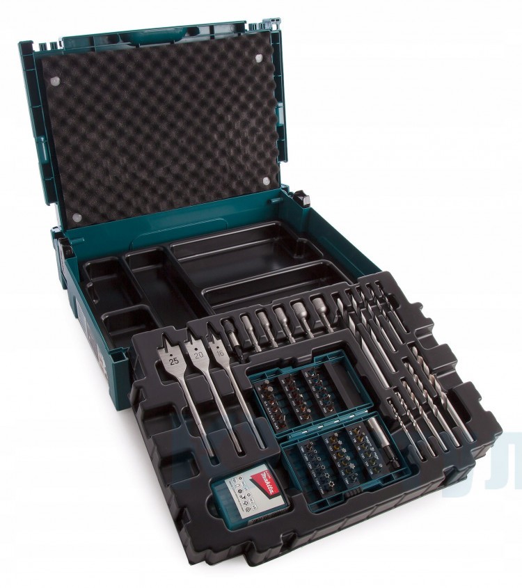 Набор свёрл и бит Makita B-43044, 66 шт, Makpac