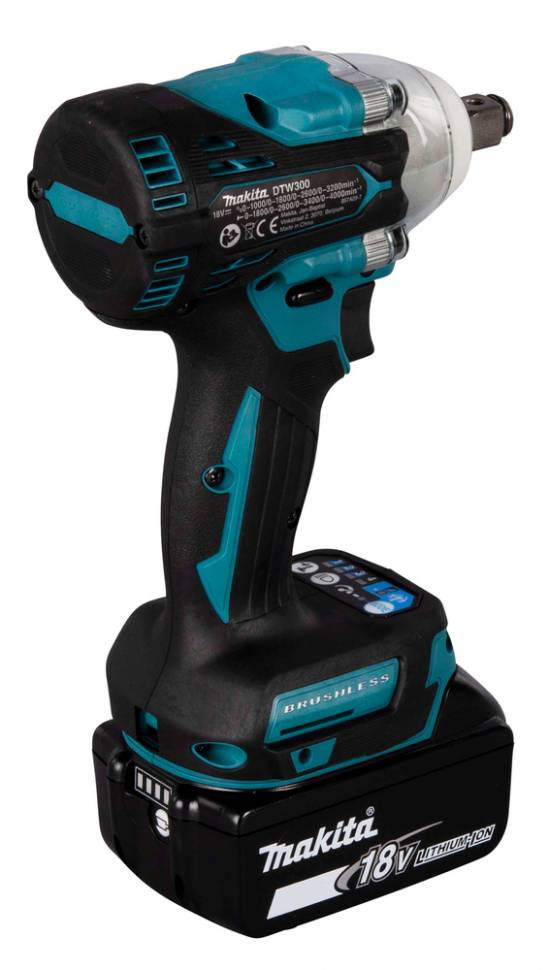Аккумуляторный ударный гайковерт Makita DTW300SF1J (1 АКБ 3 Ач, ЗУ)