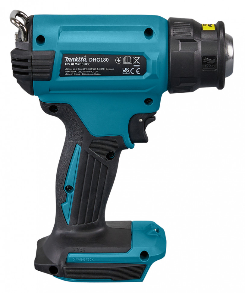 Аккумуляторный тепловой пистолет (фен) Makita DHG180ZK, LXT 18 V