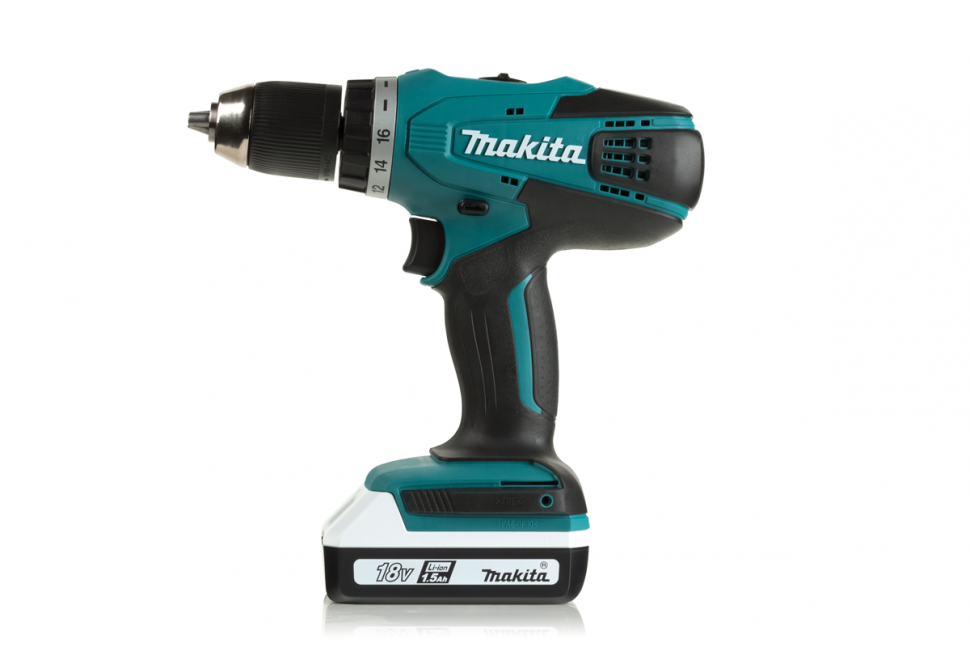 Аккумуляторная дрель-шуруповерт Makita DF457DWE