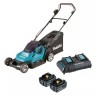 Газонокосилка аккумуляторная 43см Makita DLM432PT2 (2* АКБ 5 Ач, ЗУ)