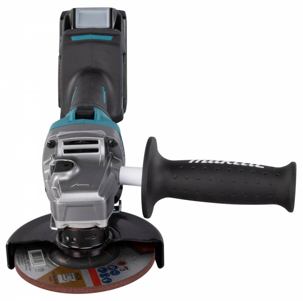 Аккумуляторная болгарка (УШМ) Makita GA005GU201 (125мм, 40В, 2*АКБ 4А·ч F серии)