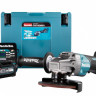 Аккумуляторная болгарка (УШМ) Makita GA013GU201 (125мм, 40В, 2*АКБ 4А·ч  F серии)