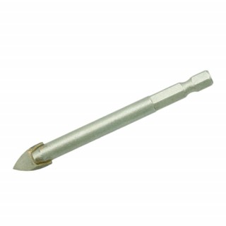 D-15958, Сверло для стекла, кафеля, 5х65мм,хв- 6-ти гр., острие конус