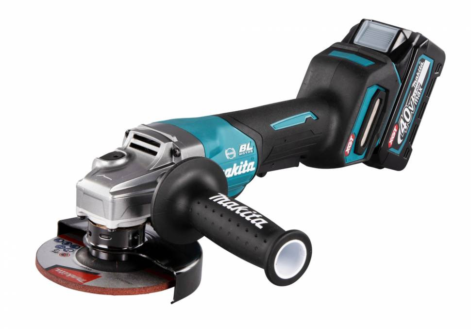 Аккумуляторная болгарка (УШМ) Makita GA013GU101 (125мм, 40В, 1*АКБ 4А·ч  F серии)