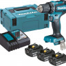 Аккумуляторная дрель-шуруповерт Makita DDF485RF3J в кейсе MakPac, 3 АКБ Аккумуляторная дрель-шуруповерт Makita DDF485RF3J в кейсе MakPac, 3 АКБ