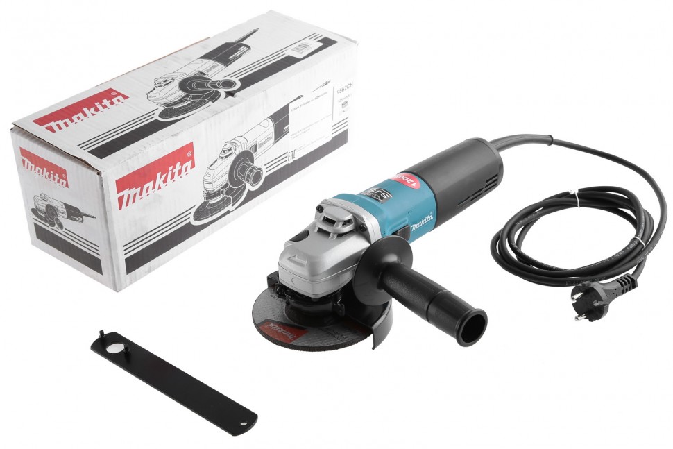Угловая шлифмашина (болгарка) Makita 9562CVH, 125 мм, 1200 Вт, регулировка оборотов