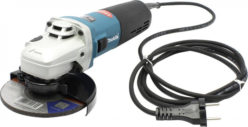 Угловая шлифмашина (болгарка) Makita 9562CVH, 125 мм, 1200 Вт, регулировка оборотов