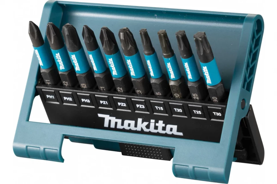 Набор бит Makita Impact Black 50 мм, 10 предметов (E-12011) Набор бит Makita Impact Black 50 мм, 10 предметов (E-12011)