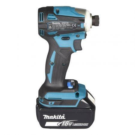 Аккумуляторный ударный шуруповерт Makita DTD172Z (18V, 180Нм, без АКБ и ЗУ)