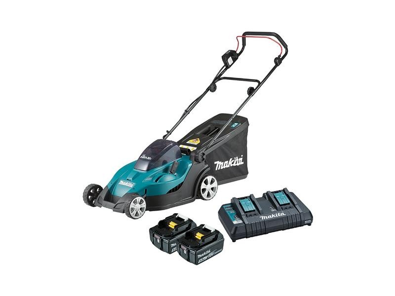 Газонокосилка аккумуляторная 43см Makita DLM431PT2 (2* АКБ 5 Ач, ЗУ)