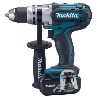 Аккумуляторная ударная дрель-шуруповерт Makita BHP 454 RFE (BHP454RFE)