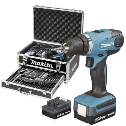 Аккумуляторная дрель-шуруповeрт Makita DF347DWEX3 (DF 347 DWE X3) Аккумуляторная дрель-шуруповeрт Makita DF347DWEX3 (DF 347 DWE X3)