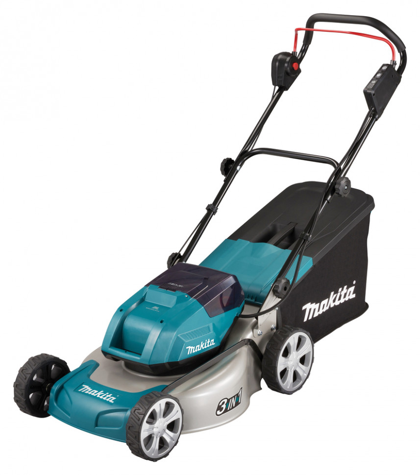Газонокосилка аккумуляторная 46см Makita DLM460PT2 (2* АКБ 5 Ач, ЗУ)