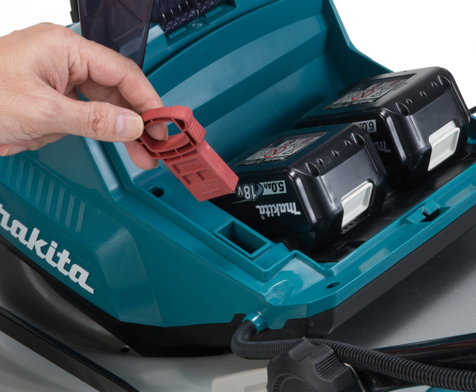 Газонокосилка аккумуляторная 46см Makita DLM460PT2 (2* АКБ 5 Ач, ЗУ)