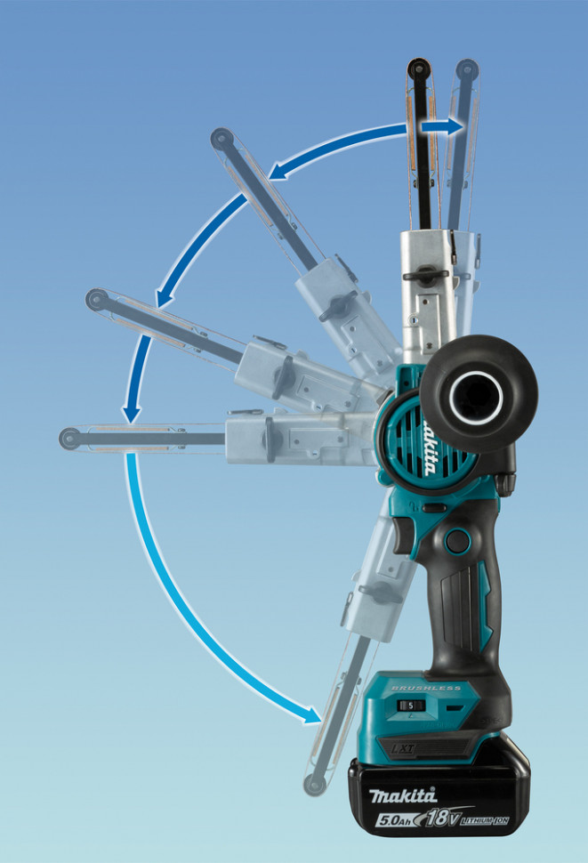 Аккумуляторный ленточный напильник Makita DBS180Z