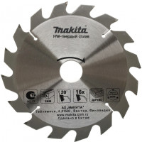 Диск пильный универсальный Makita, 165x20х1,3 16 зубьев (D-45870)