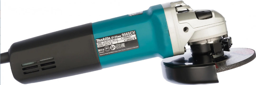 Угловая шлифмашина (болгарка) Makita 9565CVK, 125 мм, 1400 Вт, регулировка оборотов Угловая шлифмашина (болгарка) Makita 9565CVK, 125 мм, 1400 Вт, регулировка оборотов