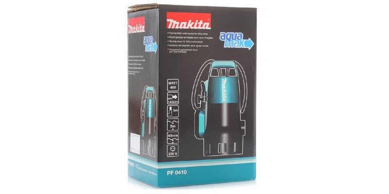 Насос дренажный погружной Makita PF0410 (PF 0410) Насос дренажный погружной Makita PF0410 (PF 0410)
