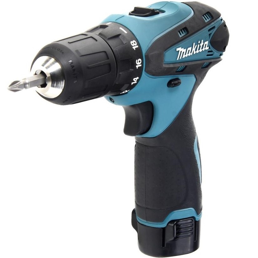 Набор аккумуляторного инструмента Makita DK1200 (DF330DZ, MR051) Набор аккумуляторного инструмента Makita DK1200 (DF330DZ, MR051)