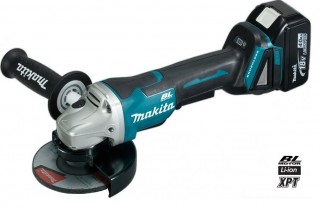Аккумуляторная болгарка (УШМ) Makita DGA508RME (125мм, 18В, 2*АКБ 4А·ч)