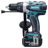 Аккумуляторная ударная дрель-шуруповерт Makita BHP458RFE
