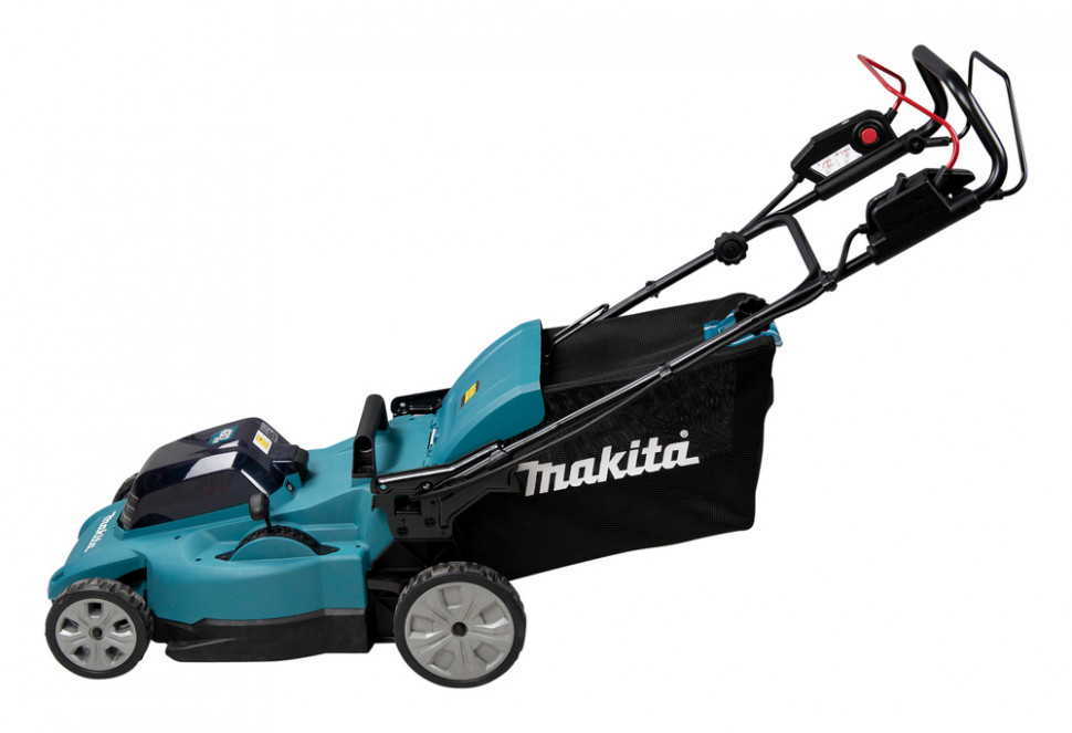 Аккумуляторная газонокосилка 48см, самоходная, 2х18V Makita DLM481CT2 (2х 5Ач, ЗУ)