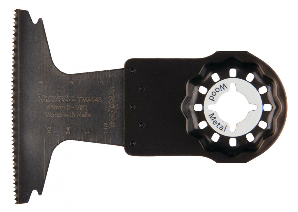 Насадка для мультитула дерево с гвоздями 65х40, STARLOCK, Makita B-64820