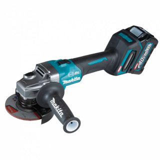 Аккумуляторная болгарка (УШМ) Makita GA004GM201 (115мм, 40В, 2*АКБ 4А·ч)
