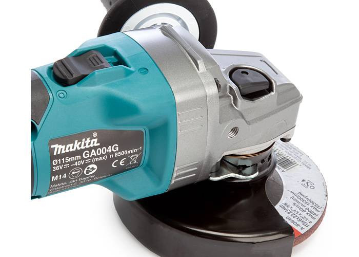 Аккумуляторная болгарка (УШМ) Makita GA004GM201 (115мм, 40В, 2*АКБ 4А·ч) Аккумуляторная болгарка (УШМ) Makita GA004GM201 (115мм, 40В, 2*АКБ 4А·ч)