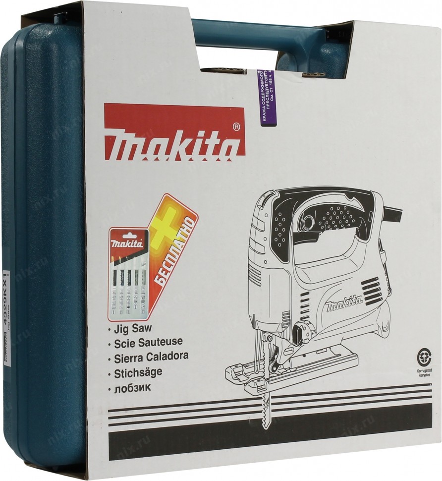 Электрический лобзик Makita 4329KX1 Электрический лобзик Makita 4329KX1