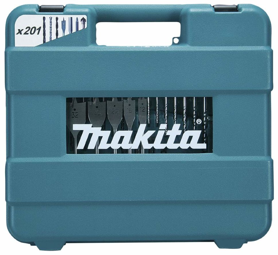 Набор свёрл и бит Makita D-47260, 201 шт, в кейсе Набор свёрл и бит Makita D-47260, 201 шт, в кейсе