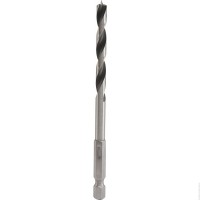 D-15914, Сверло для дерева, 10х133мм,1шт,6-ти гранник