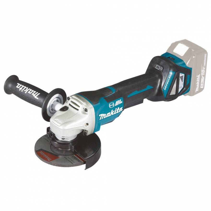 Аккумуляторная болгарка (УШМ) Makita DGA518Z (125мм, 18В, без АКБ)