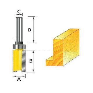 Фреза кромочная, с хвостовым подшипником Makita D-10562